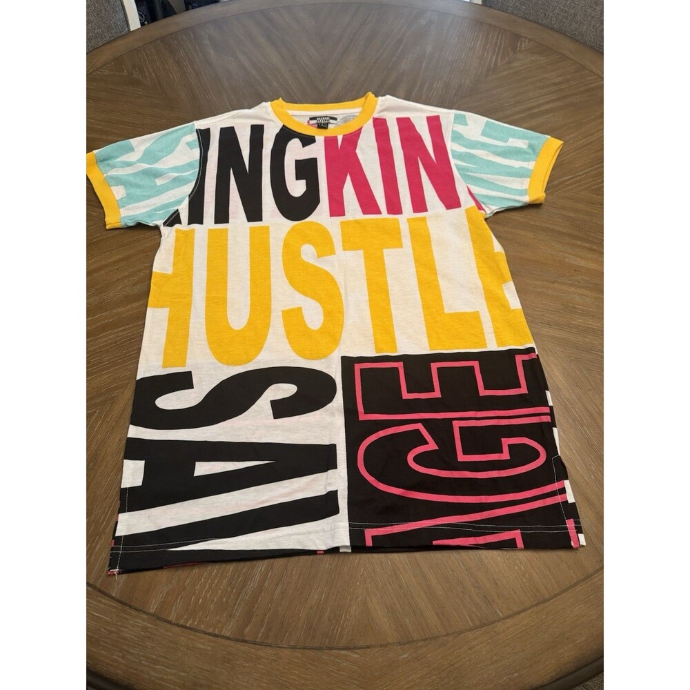King Apparel Men’s Tee Shirt Large - Streetwear King, Hustle, Savage - Clean!